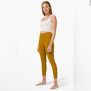 NWOT Lululemon Instill Align Mustard High-Rise Legging